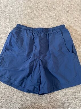 Columbia Navy Athletic Swim Shorts with Mesh Liner
